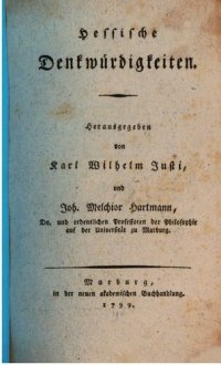 cover of the book Hessische Denkwürdigkeiten