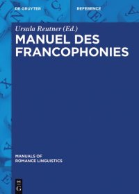 cover of the book Manuel des francophonies