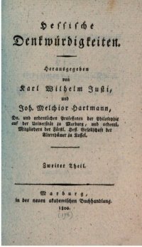 cover of the book Hessische Denkwürdigkeiten