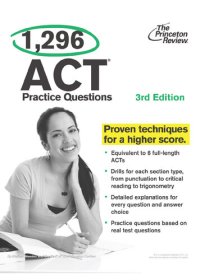 cover of the book 1,296 ACT Practice Questions