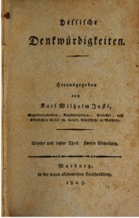 cover of the book Hessische Denkwürdigkeiten