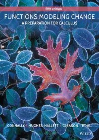 cover of the book Functions Modeling Change A Preparation For Calculus, 5th Edition