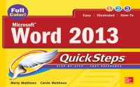 cover of the book Microsoft® Word 2013 QuickSteps