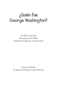 cover of the book ¿Quien fue George Washington?