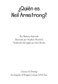 cover of the book ¿Quién es Neil Armstrong?