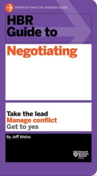 cover of the book HBR Guide to Negotiating