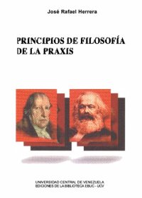 cover of the book Principios de filosofía de la praxis