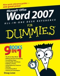 cover of the book Word 2007 All-In-One Desk Reference for Dummies