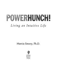 cover of the book Powerhunch!: Living An Intuitive Life