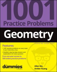 cover of the book Geometry: 1001 Practice Problems For Dummies (+ Free Online Practice)