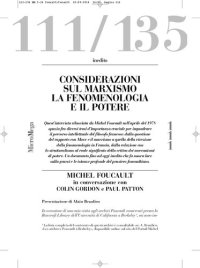 cover of the book Considerazioni sul Marxismo, la Fenomenologia e il Potere