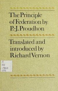 cover of the book The Principle Of Federation