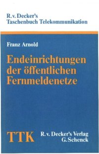 cover of the book Endeinrichtungen der öffentlichen Fernmeldenetze