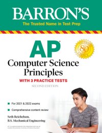 cover of the book AP Computer Science Principles with 3 Practice Tests