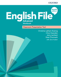 cover of the book English File Advanced Workbook (4h edition) with Audio