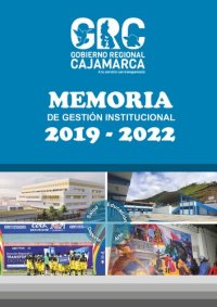 cover of the book Memoria de gestión institucional 2019-2022