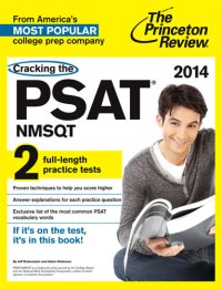 cover of the book Cracking the PSAT/NMSQT with 2 Practice Tests, 2014 Edition