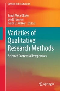 cover of the book Varieties of Qualitative Research Methods: Selected Contextual Perspectives