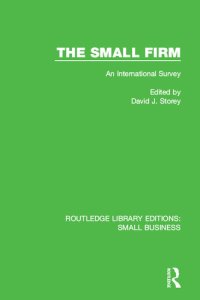 cover of the book The Small Firm: An International Survey