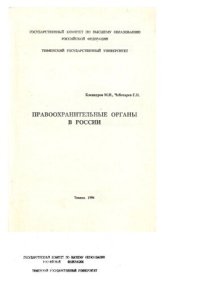 cover of the book Правоохранительные органы в России (Особенная часть)