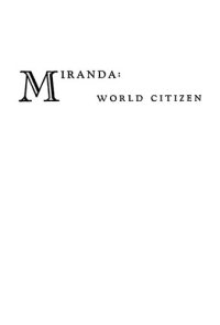 cover of the book Miranda: World Citizen