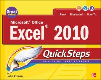 cover of the book Microsoft Office Excel 2010 Quicksteps