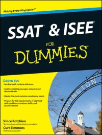 cover of the book SSAT and ISEE For Dummies