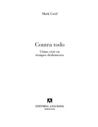 cover of the book Contra todo