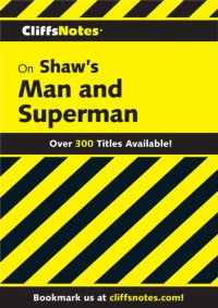 cover of the book CliffsNotes on Shaw's Man & Superman