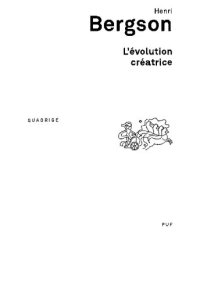 cover of the book L'Évolution Créatrice - Édition Critique