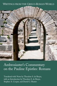 cover of the book Ambrosiaster's Commentary on the Pauline Epistles: Romans