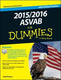 cover of the book 2015 / 2016 ASVAB For Dummies with Online Practice