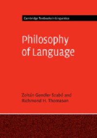 cover of the book Philosophy of Language