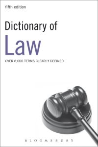 cover of the book Dictionary of Law