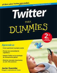 cover of the book Twitter para Dummies--2ª ed.: 2ª Edición actualizada