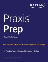 cover of the book Praxis Prep: 11 Practice Tests + Proven Strategies + Online