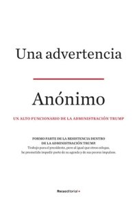 cover of the book Una advertencia