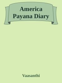 cover of the book America Payana Diary