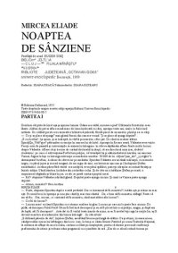 cover of the book Noaptea  de sanziene