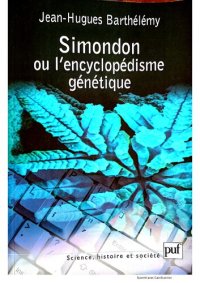 cover of the book Simondon ou l'encyclopédisme génétique