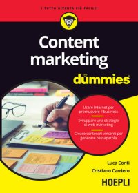 cover of the book Content marketing for dummies