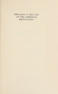 cover of the book England in the Age of the American Revolution