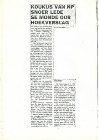 cover of the book The Hoek Report/ Die Hoek Verslag