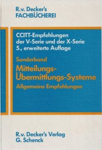 cover of the book Mitteilungs-Übermittlungs-Systeme: Allgemeine Empfehlungen