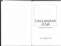 cover of the book Callaghan: A Life