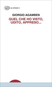 cover of the book Quel che ho visto, udito, appreso...