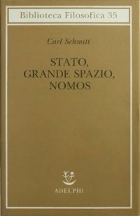 cover of the book Stato, grande spazio, nomos