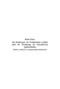 cover of the book Die Beziehungen der Nichtisraeliten zu Jahwe nach der Anschauung der altisraelitischen Quellenschriften