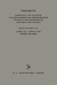 cover of the book Paramone: Editionen Und Aufsätze Von Mitgliedern Des Heidelberger Instituts Für Papyrologie Zwischen 1982 Und 2004