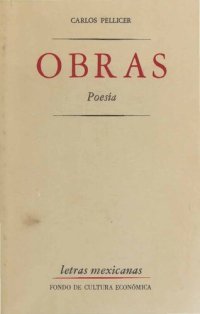 cover of the book Obras. Poesía